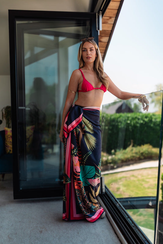 Pink bloom - UPF50+ Sarong