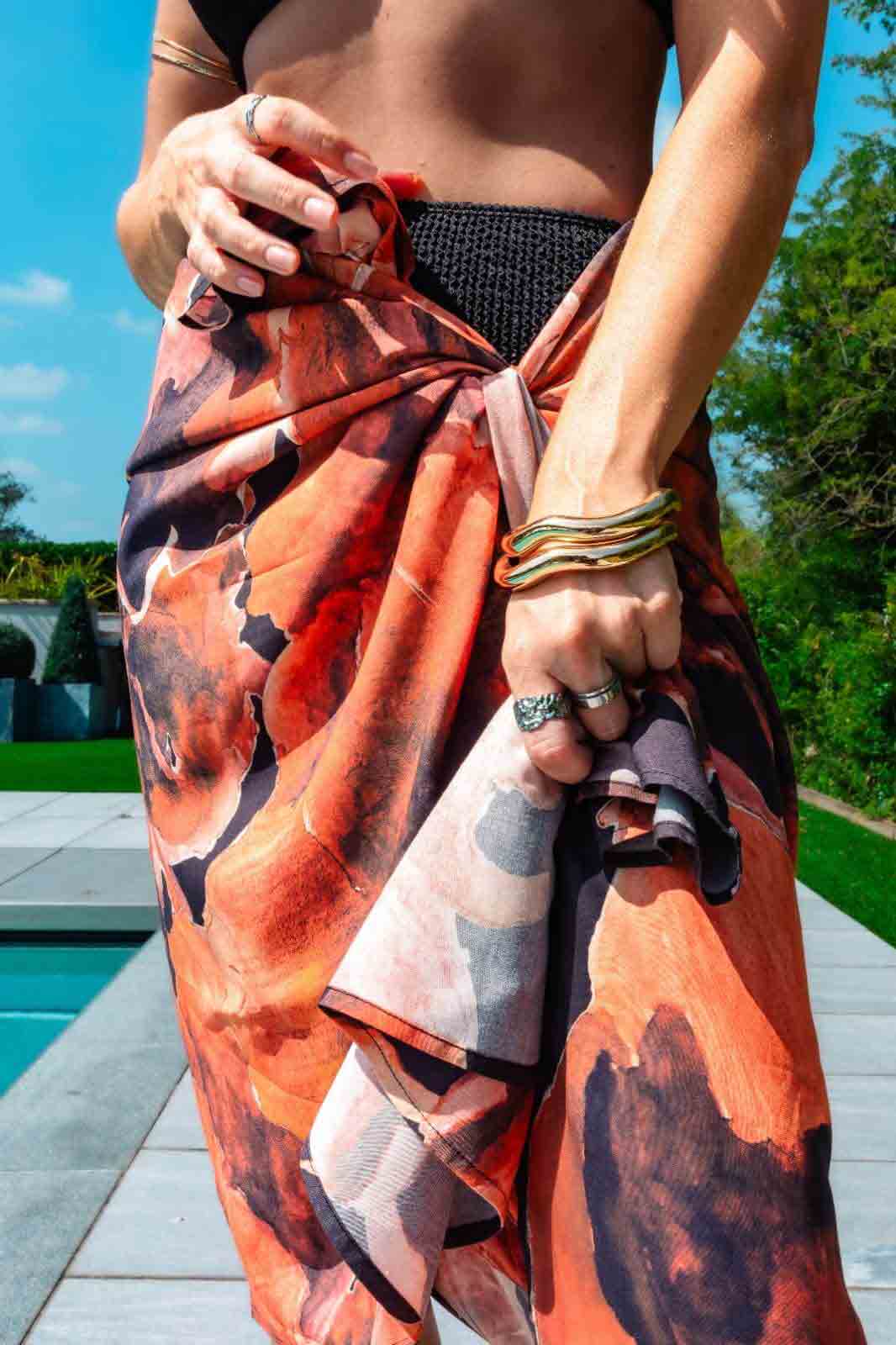 Orange Sugar - UPF50+ Sarong