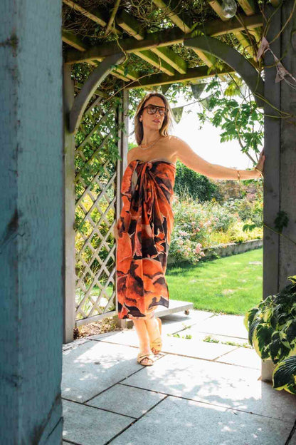 Orange Sugar - UPF50+ Sarong